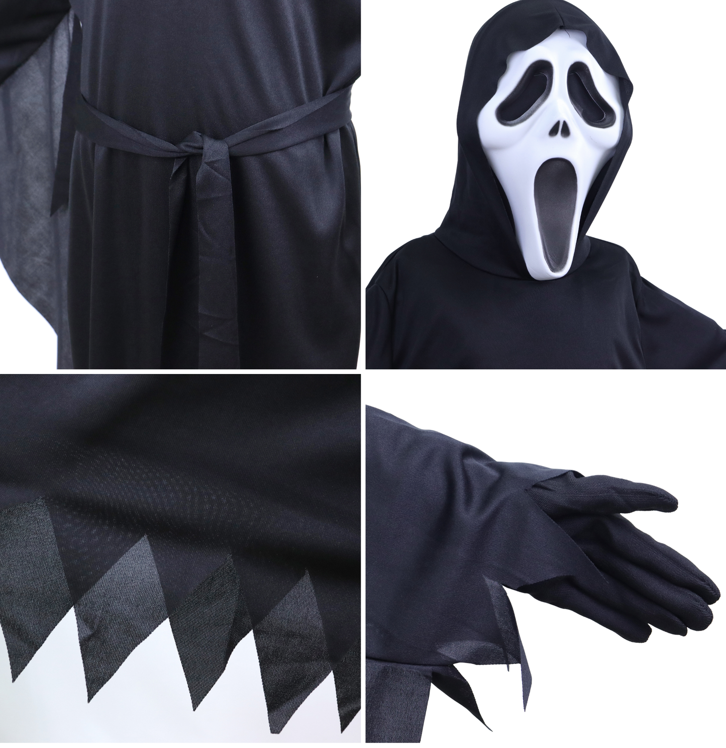 Scream Ghostface Horror Geest Verkleedpak Kind