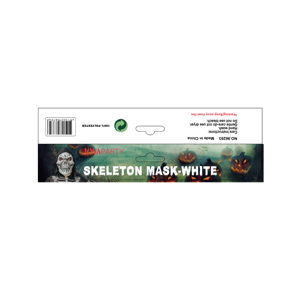 Skelet Masker Volwassenen Grijs