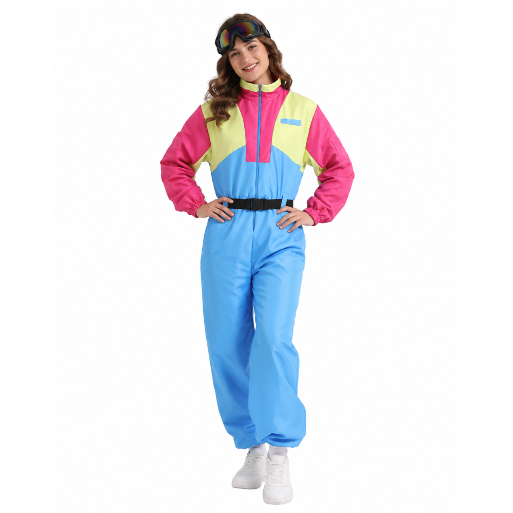 Retro Skipak Volwassenen Man en Vrouw Blauw Roze Geel