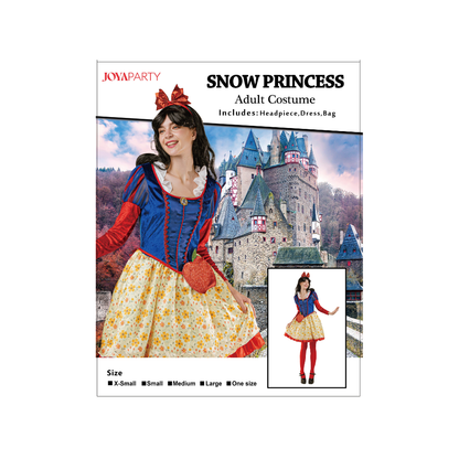Sneeuwwitje Prinsessen Jurk Dames Kort