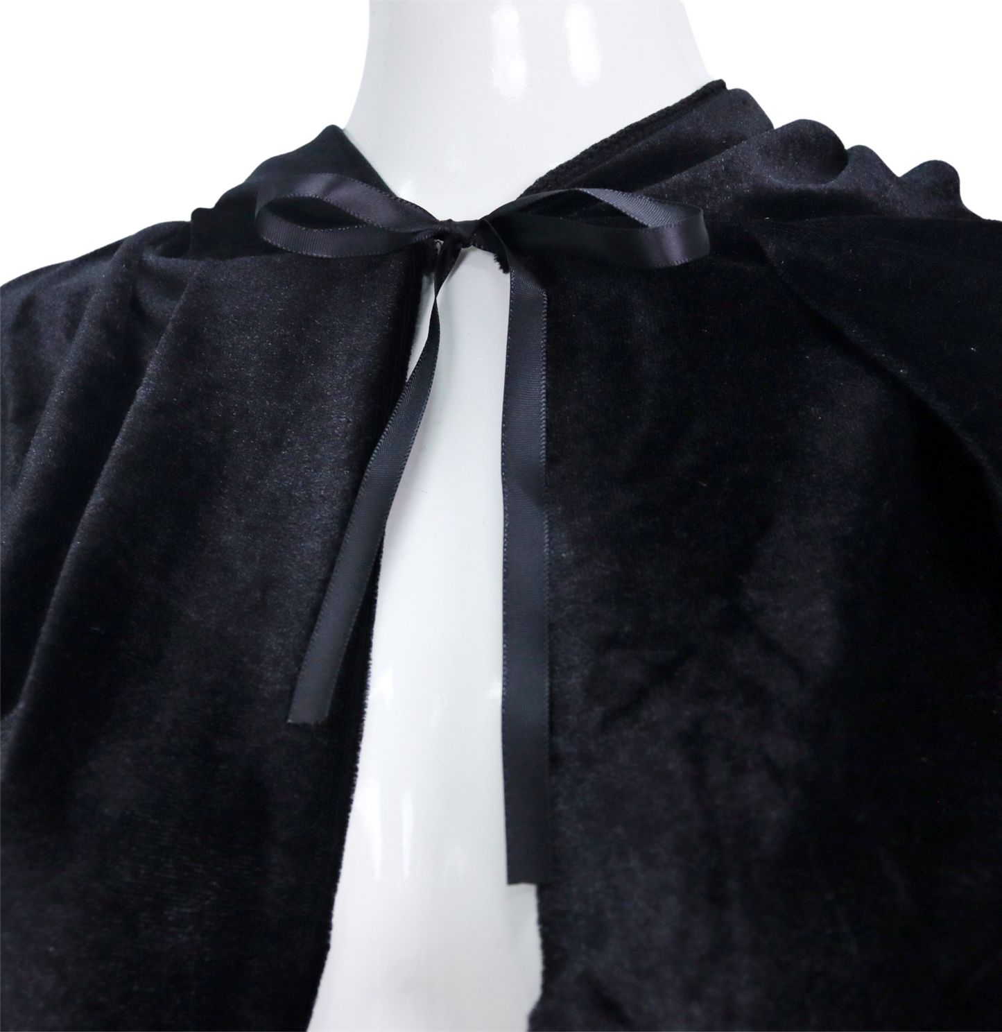 Luxe Mantel Volwassenen Met Capuchon - Zwart