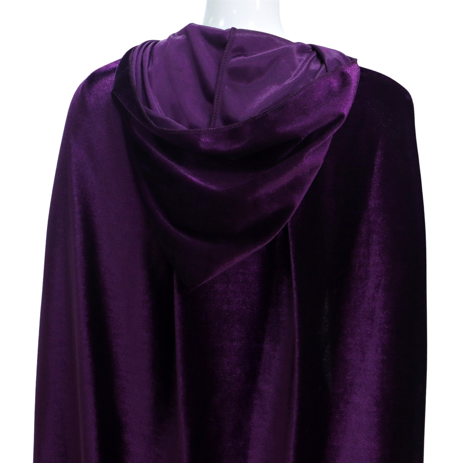 Luxe Mantel Volwassenen Met Capuchon - Donker Paars