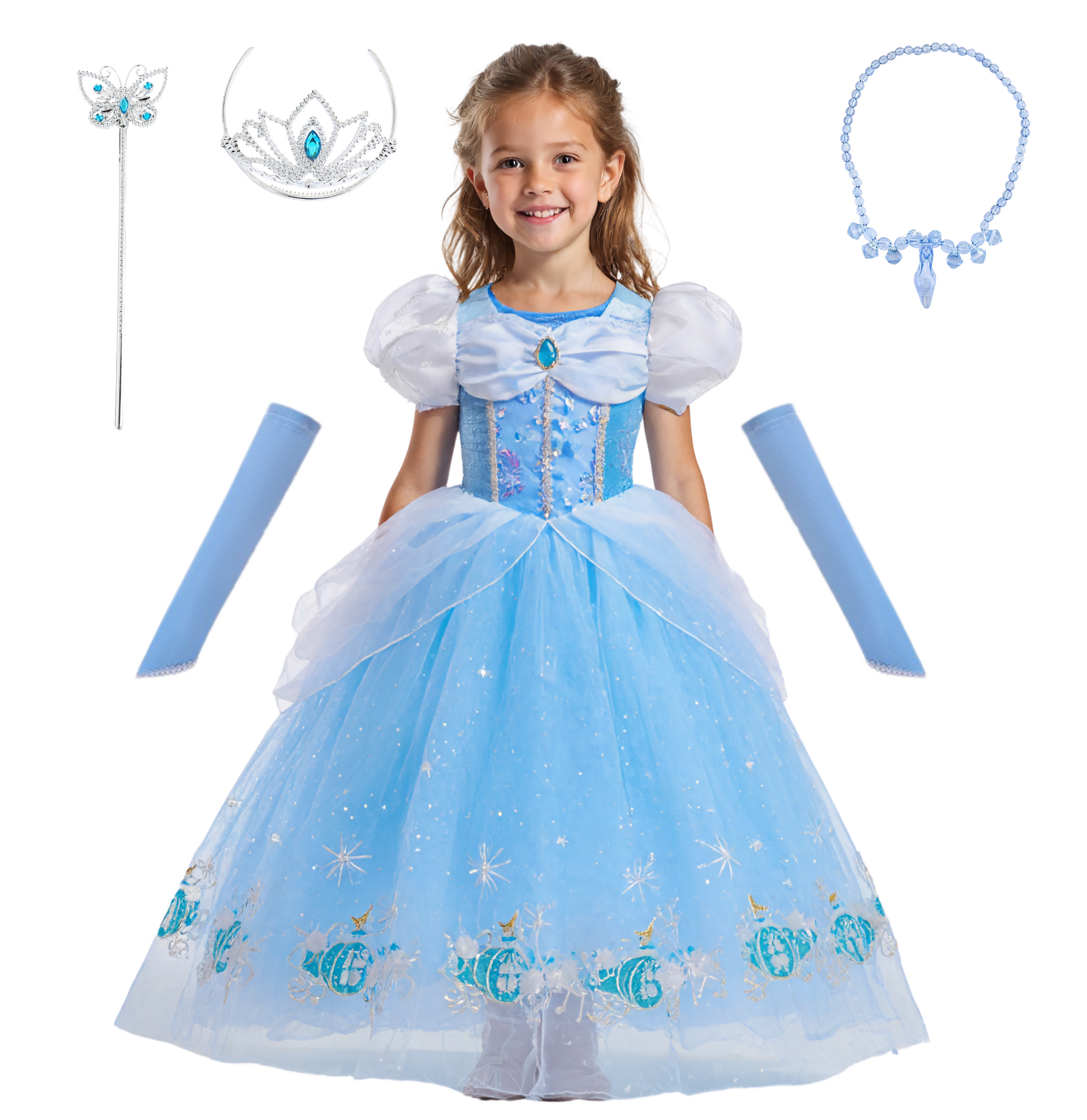 Assepoester Verkleedjurk Meisjes – Joya Kids