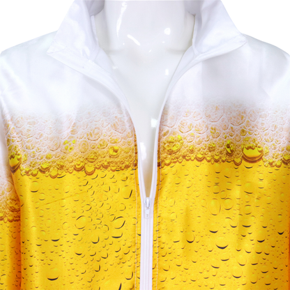 Retro Trainingspak Volwassenen Bier Patroon