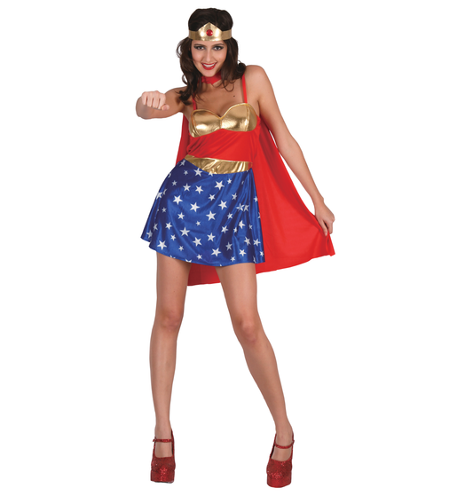 Wonder Woman Superheldin Verkleed Kostuum Dames