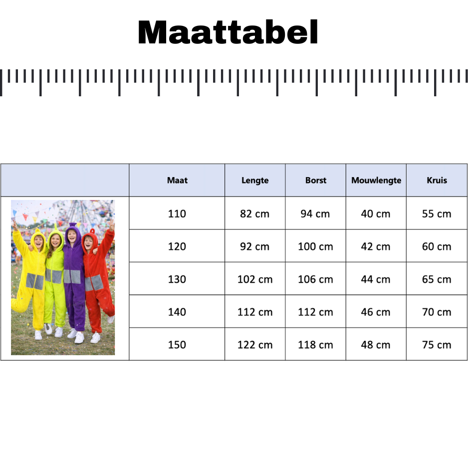Teletubbie Onesie Kinderen LAA LAA