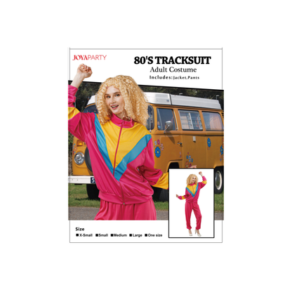 80's Trainingspak Dames Roze