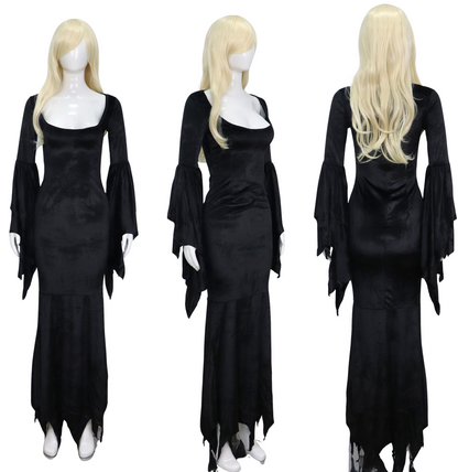 Verkleedjurk Morticia Adams Dames