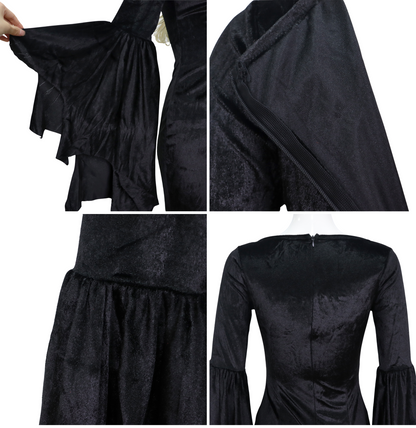 Verkleedjurk Morticia Adams Dames