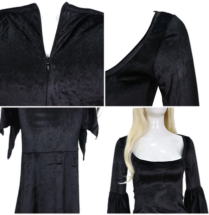 Verkleedjurk Morticia Adams Dames