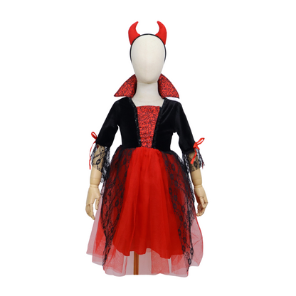 Vampier Verkleedjurk Meisje met Duivelsoren