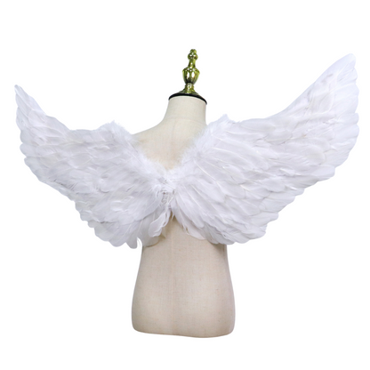 Grote Witte Veren Engel Vleugels Volwassenen