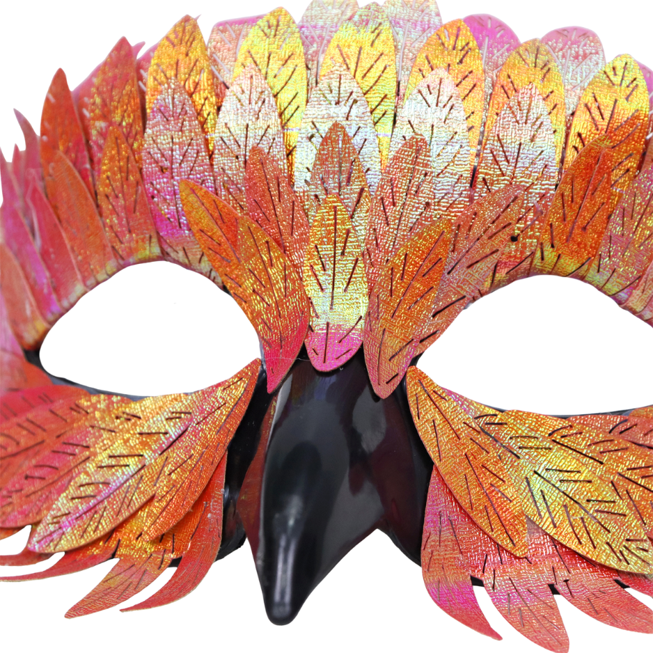 Exotisch vogel verkleedmasker volwassenen