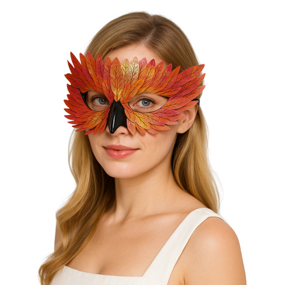 Exotisch vogel verkleedmasker volwassenen