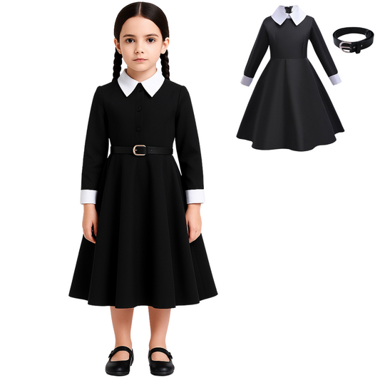Wednesday Addams Verkleedjurk
