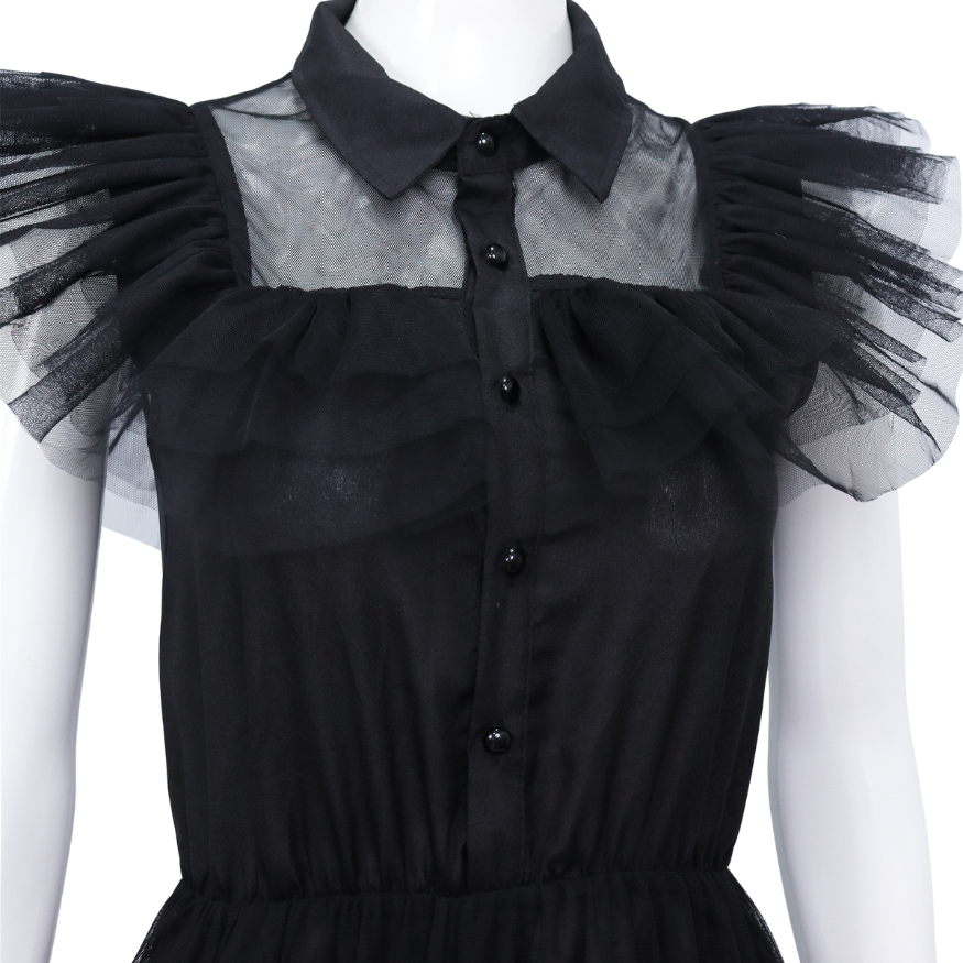 Wednesday Verkleed Jurk Dames