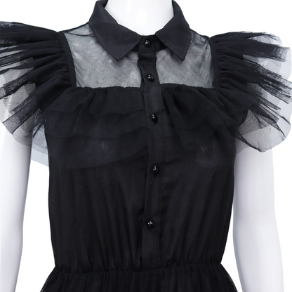 Wednesday Verkleed Jurk Dames