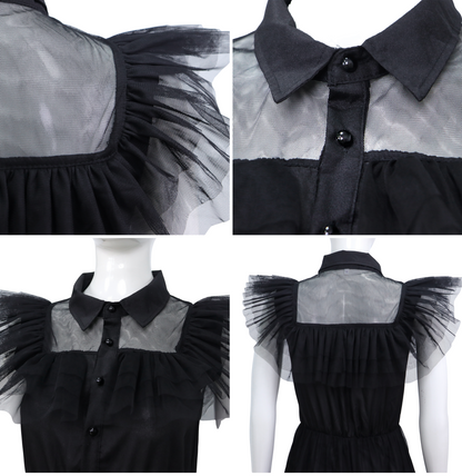 Wednesday Verkleed Jurk Dames