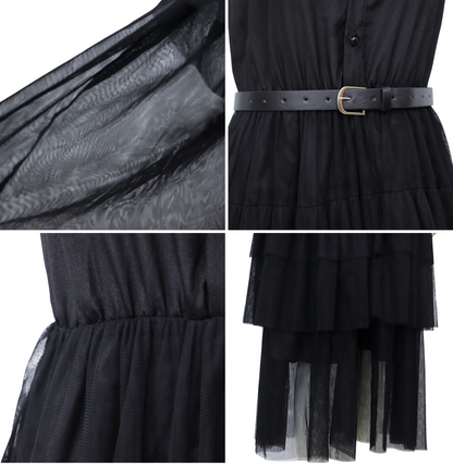 Wednesday Verkleed Jurk Dames