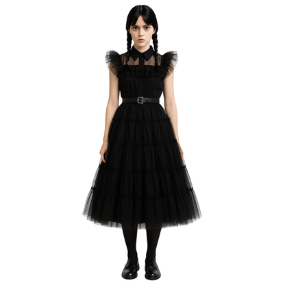 Wednesday Verkleed Jurk Dames