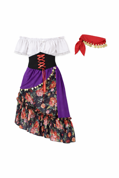 Zigeuner Gypsy Verkleedjurk Dames