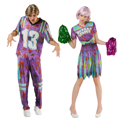 Zombie Cheerleader Heren Verkleedpak